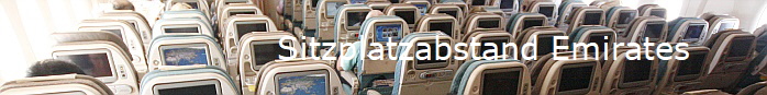 Sitzplatzabstand Emirates