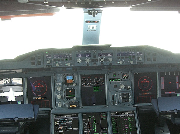 Lufthansa A 380 Cockpit Lufthansa A 380 Cockpit